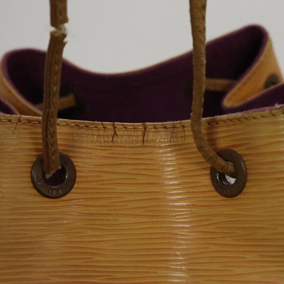 LOUIS VUITTON Epi Petit Noe Shoulder Bag Yellow - Picture 11 of 15